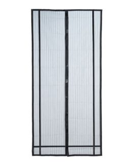 Plasa anti-insecte pentru usa, 220 x 100 cm, Negru