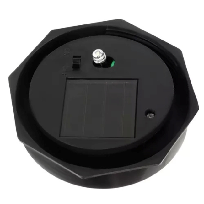 Set 6 lampi solare pentru exterior, 35 cm, Alb