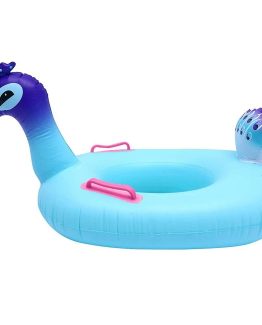 Colac inot in forma de paun, 60 x 45 cm, Mov