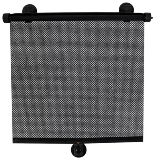 Set jaluzele auto retractabile, 41 x 46 cm, Negru