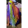 Extensie de par sintetic pentru impletituri, 60 cm, Multicolor