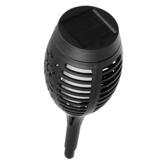 Lampa solara LED, model torta, 51 cm, Negru Lampa solara LED, model torta, 51 cm, Negru