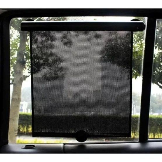 Set jaluzele auto retractabile, 41 x 46 cm, Negru