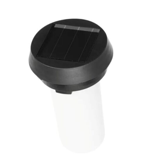 Lampa solara LED, model torta, 51 cm, Negru Lampa solara LED, model torta, 51 cm, Negru