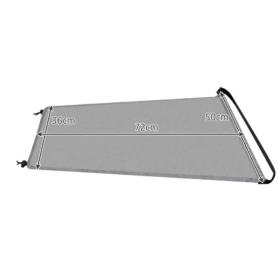 Parasolar pentru landou si carucior, 72 cm, Gri