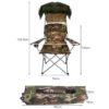 Scaun pliabil pentru pescuit, 92 x 128 cm, Camuflaj Scaun pliabil pentru pescuit, 92 x 128 cm, Camuflaj