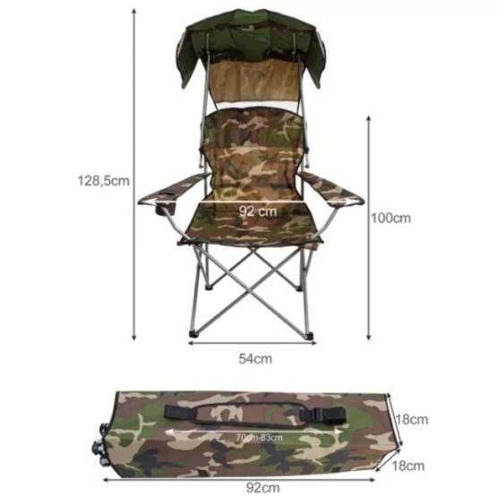 Scaun pliabil pentru pescuit, 92 x 128 cm, Camuflaj Scaun pliabil pentru pescuit, 92 x 128 cm, Camuflaj
