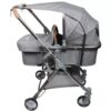 Parasolar pentru landou si carucior, 72 cm, Gri