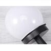 Set 4 lampi solare pentru exterior, forma glob, Alb Set 4 lampi solare pentru exterior, forma glob, Alb