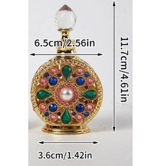 Sticluta parfum vintage 15 ml, Gold / Multicolor Sticluta parfum vintage 15 ml, Gold / Multicolor