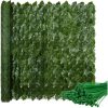 Gard artificial iedera, 500 x 100 cm, Verde
