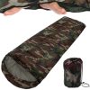 Sac de dormit pentru camping, 140 x 200 cm, Camuflaj / Multicolor