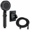 Set pentru dus cu cap cu 5 functii, Negru