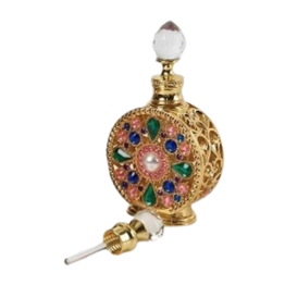Sticluta parfum vintage 15 ml, Gold / Multicolor Sticluta parfum vintage 15 ml, Gold / Multicolor