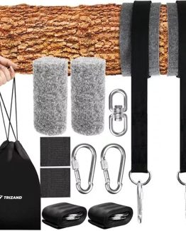 Set montare hamace / leagane sarcina maxima pana la 150 kg, Negru