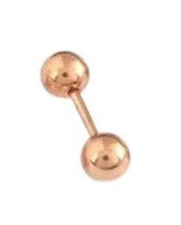 Cercel stud tip piercing, 1 bucata, model bobite, Rose Gold Cercel stud tip piercing, 1 bucata, model bobite, Rose Gold