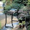 Scaun de gradinarit 3 in 1, dimensiuni 41 x 15,5 cm, Negru