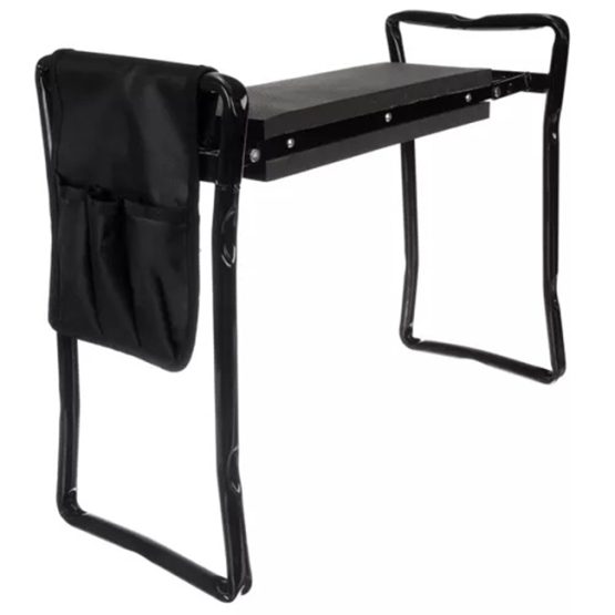 Scaun de gradinarit 3 in 1, dimensiuni 41 x 15,5 cm, Negru