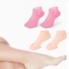 Set 2 sosete pentru masti din silicon, hidratare, Nude Set 2 sosete pentru masti din silicon, hidratare, Nude
