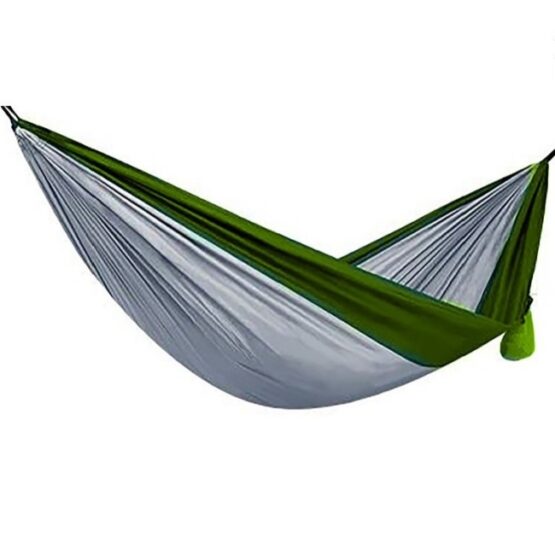 Hamac de exterior pentru camping, 260 x 131 cm, Verde Hamac de exterior pentru camping, 260 x 131 cm, Verde