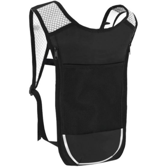 Rucsac pentru sport cu rezervor apa 2 L, Negru
