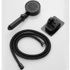 Set pentru dus cu cap cu 5 functii, Negru