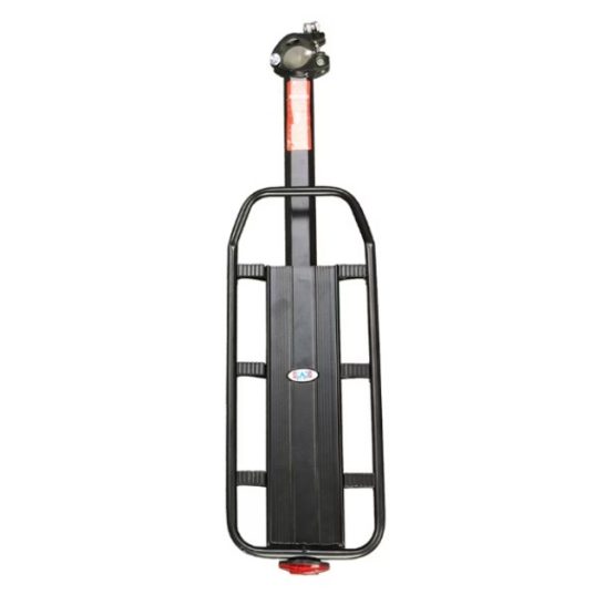 Portbagaj spate bicicleta, 55 x 16 cm, Negru Portbagaj spate bicicleta, 55 x 16 cm, Negru