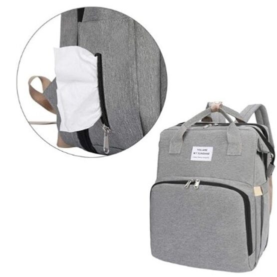 Rucsac multifunctional patut extensibil, 73x27x25 cm, Gri