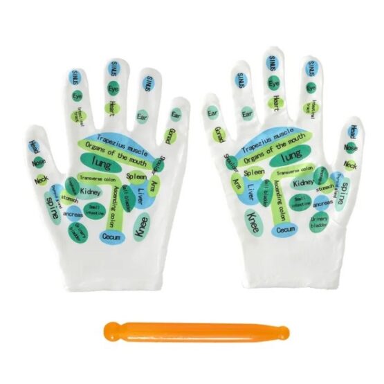 Set manusa si stilou presopunctura, marime universala, Multicolor Set manusa si stilou presopunctura, marime universala, Multicolor