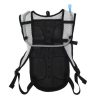 Rucsac pentru sport cu rezervor apa 2 L, Negru