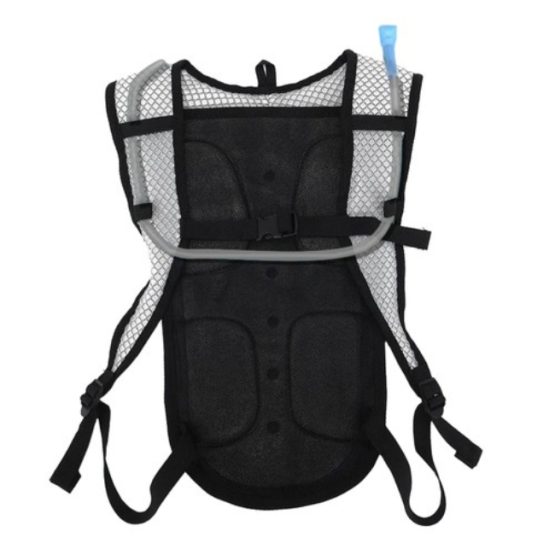 Rucsac pentru sport cu rezervor apa 2 L, Negru