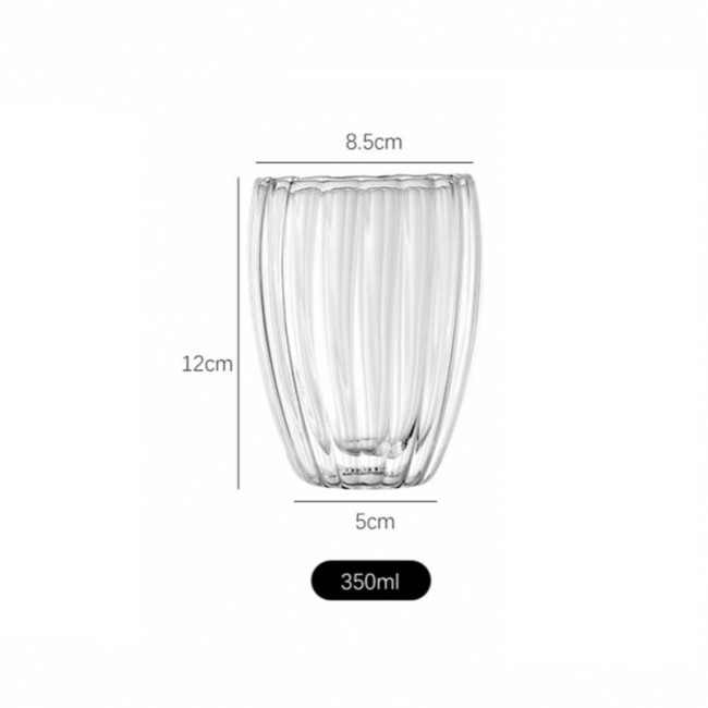 Pahar pentru cafea cu gheata, 350 ml, Transparent