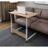 Masuta mobila laptop inaltime reglabila, 80 x 40 cm, Nude