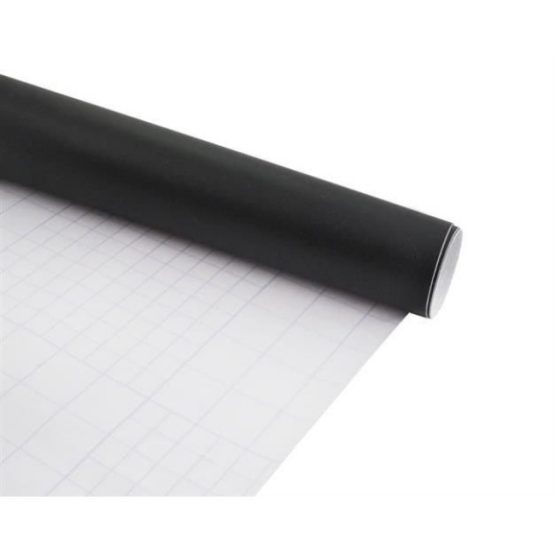 Tabla autocolanta pentru creta, ajustabila, 45 x 200 cm, Negru