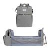 Rucsac multifunctional patut extensibil, 73x27x25 cm, Gri
