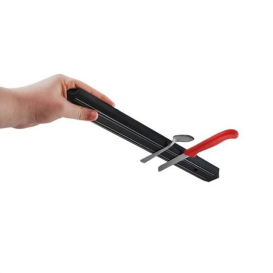 Suport magnetic de perete pentru cutite, Negru Suport magnetic de perete pentru cutite, Negru