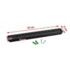 Suport magnetic de perete pentru cutite, Negru Suport magnetic de perete pentru cutite, Negru