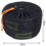 Set accesorii camping pentru gatit, otel inoxidabil, rezistent, Negru - KESNUP