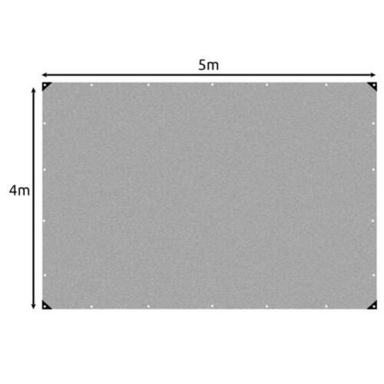 Prelata intarita 4x5 m, impermeabila, durabila, confera aspect estetic, Argintiu - KESNUP Prelata intarita 4x5 m, impermeabila, durabila, confera aspect estetic, Argintiu - KESNUP