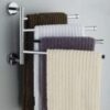 Suport 4 prosoape baie, otel, 43x35 cm, Argintiu - KESNUP Suport 4 prosoape baie, otel, 43x35 cm, Argintiu - KESNUP