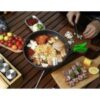 Set accesorii camping pentru gatit, otel inoxidabil, rezistent, Negru - KESNUP