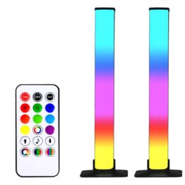 Set 2 lampi smart RGB, Iluminare LED, putere 24W, Multicolor - KESNUP