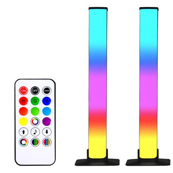 Set 2 lampi smart RGB, Iluminare LED, putere 24W, Multicolor - KESNUP Set 2 lampi smart RGB, Iluminare LED, putere 24W, Multicolor - KESNUP