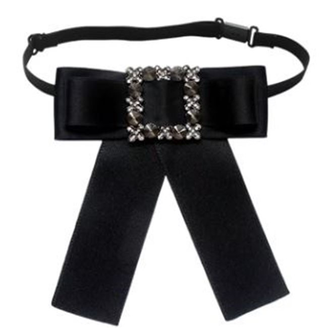 Funda supradimensionata din satin, de pus la gat, Negru Leather - KESNUP