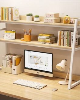 Suport birou multifunctional 3 niveluri, 95x32x90, White - KESNUP