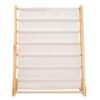 Biblioteca rafturi textile copii, lemn, bumbac, 79 cm, Bej - KESNUP Biblioteca rafturi textile copii, lemn, bumbac, 79 cm, Bej - KESNUP