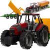 Tractor ferma cu remorca, dimensiuni: 13 x 27 x 14,5 cm, Multicolor - KESNUP
