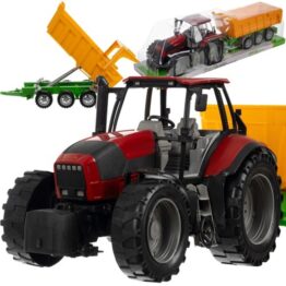 Tractor ferma cu remorca, dimensiuni: 13 x 27 x 14,5 cm, Multicolor - KESNUP Tractor ferma cu remorca, dimensiuni: 13 x 27 x 14,5 cm, Multicolor - KESNUP