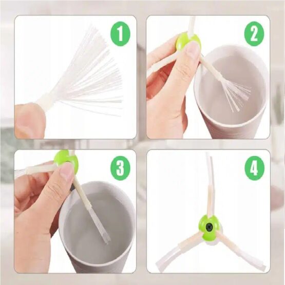 Accesorii robot aspirator, Alb / Verde - KESNUP Accesorii robot aspirator, Alb / Verde - KESNUP