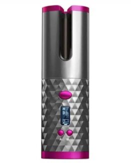 Ondulator automat par, ceramica, Roz / Gri - KESNUP